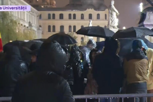 a cincea seara de proteste in bucuresti tinerii striga vrem libertate nu fascism e anuntata si o manifestatie pro georgescu 674a222fa4323