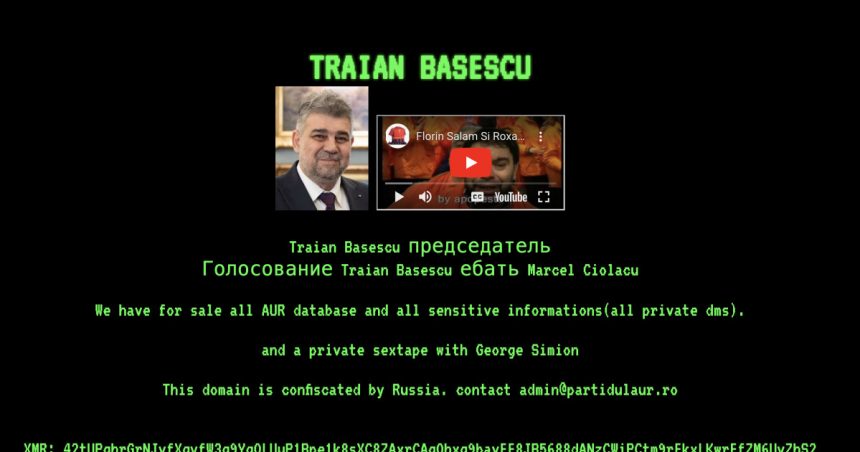 avem un sextape cu george simion site ul partidului aur a fost atacat de hackeri 672b4317aa712