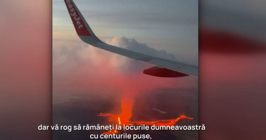 Erupție vulcanică observată din avion. Imaginile impresionante surprinse de călători. 1 eruptie vulcanica vazuta din avion imaginile spectaculoase surprinse de pasageri 67423948be315