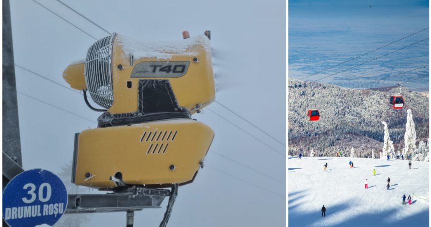 galerie foto instalatiile de zapada artificiala au fost pornite la poiana brasov sunt pregatite partiile pentru sezonul de schi 6737177725e1b