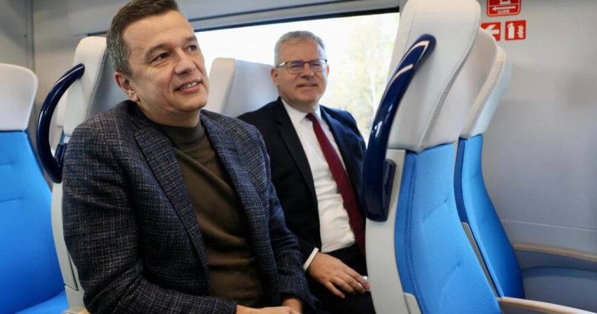 grindeanu dupa ce a mers cu primul tren nou cumparat de romania in ultimii 20 de ani urmeaza sa vina si alte 37 de garnituri noi 673e25008314e