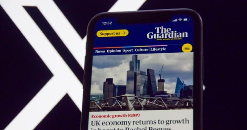 o platforma mediatica toxica cotidianul the guardian anunta nu va mai posta pe reteaua sociala x a lui elon musk 6734d352d176b