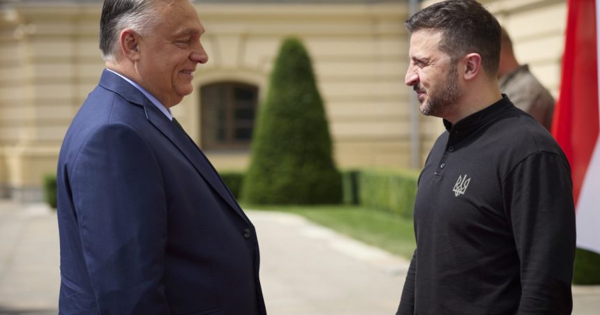 volodimir zelenski se intalneste maine cu viktor orban e pentru prima data de la declansarea razboiului cand ajunge la budapesta 672be05b15f3a