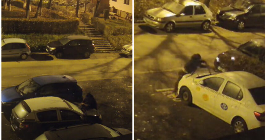 23 de masini vandalizate pe o strada din cluj napoca politistii ii cauta pe faptasi 674f486aa6630