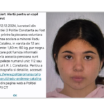 constanta mesaj ro alert transmis dupa ce o fetita de 12 ani a plecat de la scoala si nu s a mai intors in centrul de plasament unde era institutionalizata 675b4b0add7a7