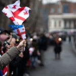 galerie foto noi proteste proeuropene in georgia mii de oameni au iesit in strada la tbilisi inainte de investirea noului presedinte contestat 67705ea631a3a