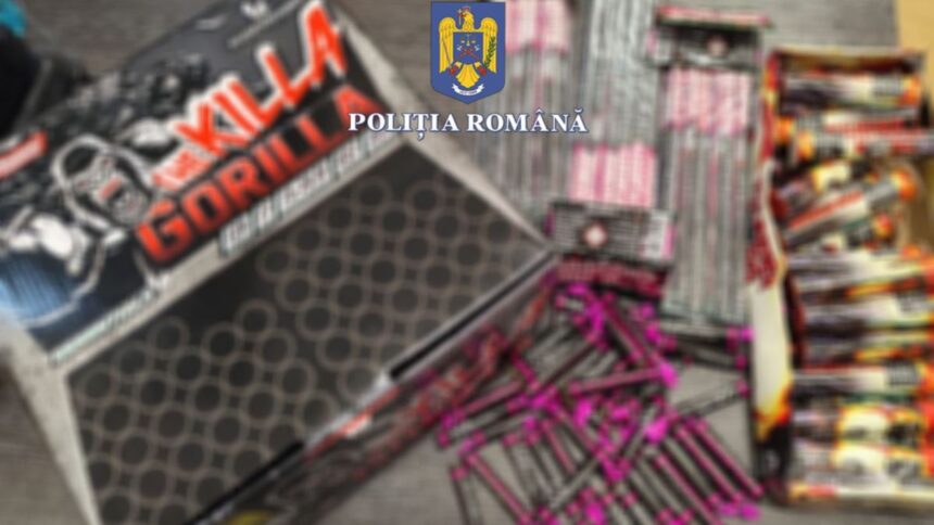 politistii au gasit intr o masina articole pirotehnice detinute ilegal 676ffad7e44e4