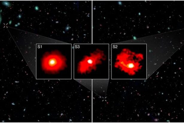 telescopul webb a ajutat astronomii sa gaseasca trei monstri rosii in universul indepartat 674ecc79738f5