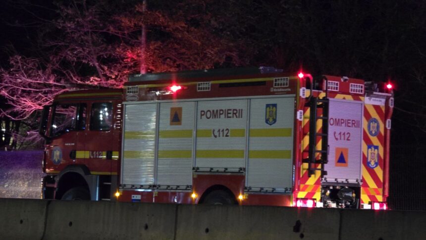 un incendiu a izbucnit la o baraca in medgidia in spatele scolii generale nr 2 6761bb0bab1d8