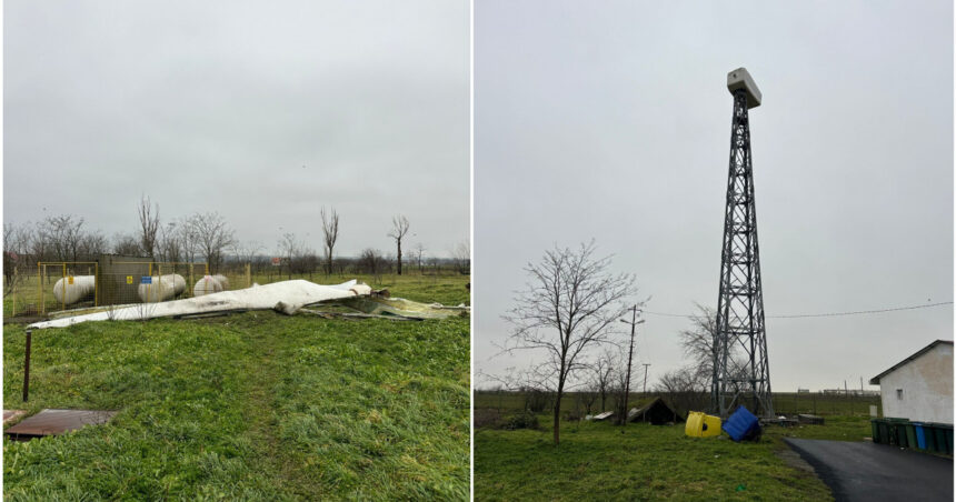 video elicea unei eoliene a cazut in curtea unui camin de batrani in timpul noptii urmeaza sa fie demontat tot sistemul 676d2dfb53980