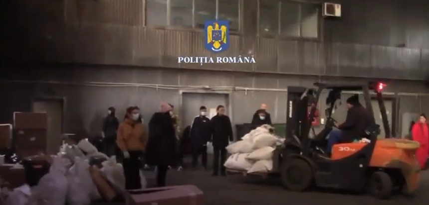 video peste 27 tone de heroina cocaina cannabis si alte droguri au fost distruse de politia romana 67680213dc341