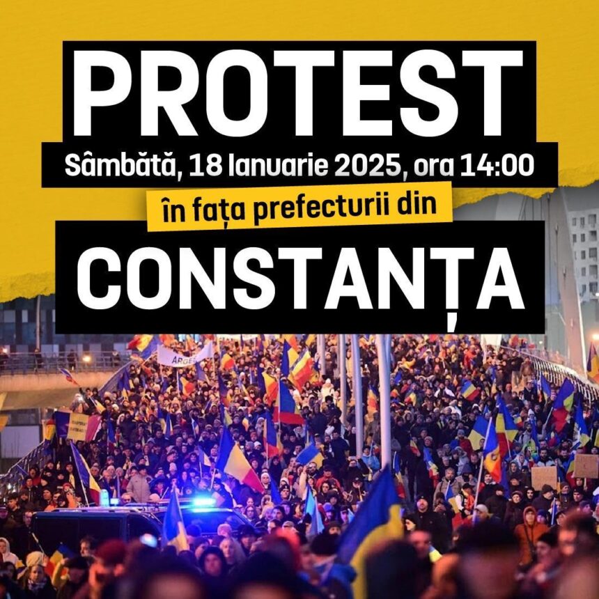 constantenii chemati la protest sambata in fata prefecturii constanta 6786bb3f2da23