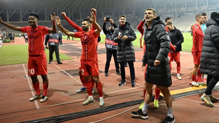 detaliul remarcat de sud africani dupa ce fcsb a invins o pe qarabag ce au scris despre siyabonga ngezana 6793509d707c8