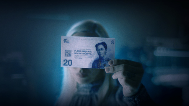 doar pe hartie o campanie centrul filia coalitiagen si ddb care transforma singura bancnota cu chip feminin intr un manifest pentru contraceptie gratuita 6790b33c82f11