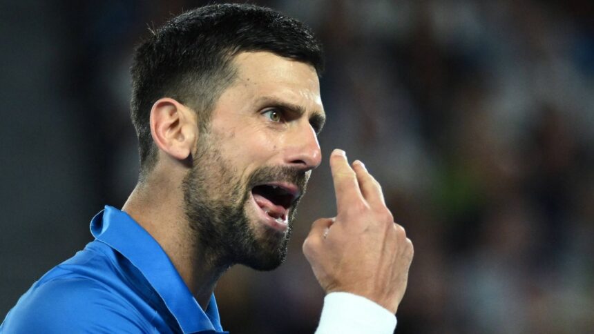 foto djokovic gest fara precedent cum le a batut obrazul celor care l au huiduit la australian open 67953950ab5a3