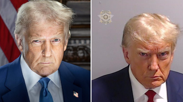 foto donald trump isi reproduce mug shot ul cu cateva zile inainte de investitura 678a226153fea