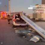 un sofer a trecut pe langa moarte dupa ce masina sa a fost strapunsa de un parapet metalic 67757e5bc000e