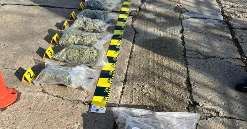 un traficant din arad a fost prins cand prelua un colet cu 7 kilograme de canabis avea la el un pistol de calibru 9 mm si gloante 679cd2c9a0fda