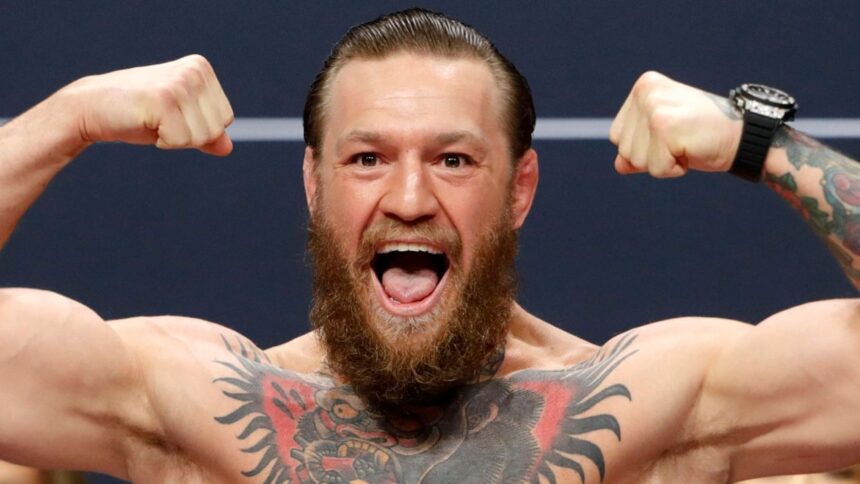 video conor mcgregor moment inedit la un meci de nba a coborat din tribune si s a dus direct la un colos de 216 metri 6798e096cb568