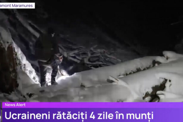 video doi ucraineni care au trecut granita prin munti au fost salvati de salvamontistii maramureseni 678ca4b3874ae