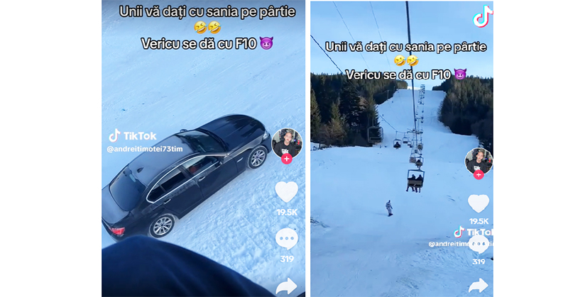 video politistii il cauta pe soferul care a intrat cu bmw ul pe partie ce risca acesta 677972df6b27e