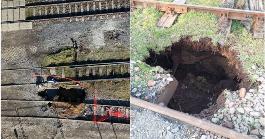videofoto lucrarile la pasajul subteran din timisoara construit pe sub 10 linii de cale ferata au fost oprite dupa ce pamantul a luat o la vale 679b2ea5dea0c