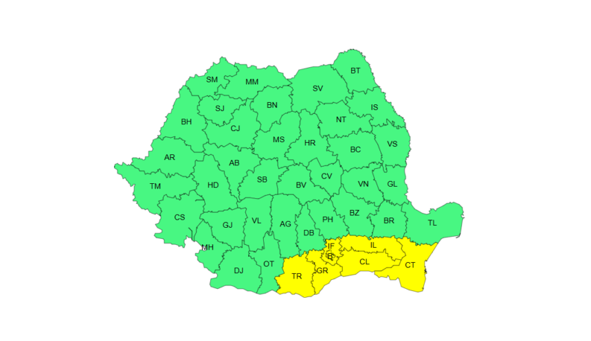 avertizarea de cod galben pentru constanta prelungita pana miercuri dimineata ninsori si vant puternic afecteaza sudul tarii 67b21ff773800