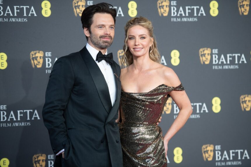 cum a aparut sebastian stan cu iubita annabelle wallis la bafta 2025 cine il va insoti in schimb pe actorul roman la oscar 2025 in martie 67b2e275a0b3f