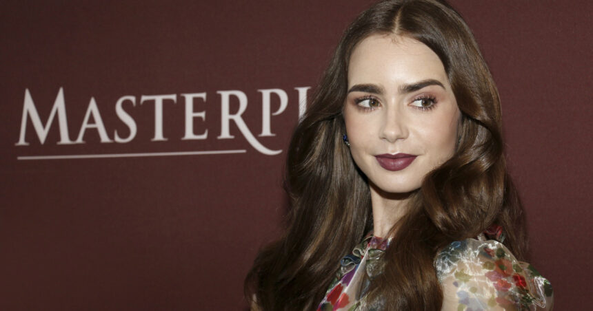 foto actrita lily collins anunta nasterea primului copil cu ajutorul unei mame surogat ce fotografie a postat starul 679e38643ca9e