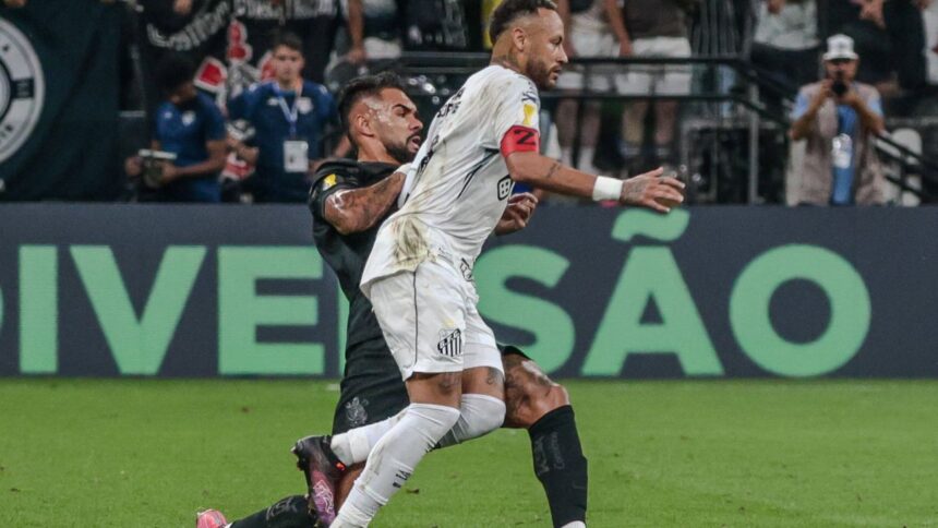 foto si video neymar meci bun la santos zambete cu arbitra si conflict cu fanii in derby ul cu corinthians cifrele starului brazilian 67ada7b96aae4