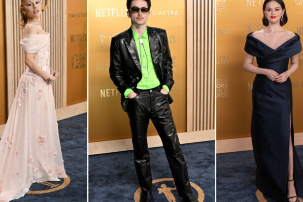 galerie foto cele mai spectaculoase tinute de la gala sag awards 2025 vedetele care au impresionat pe covorul rosu 67c0bb8cc5287