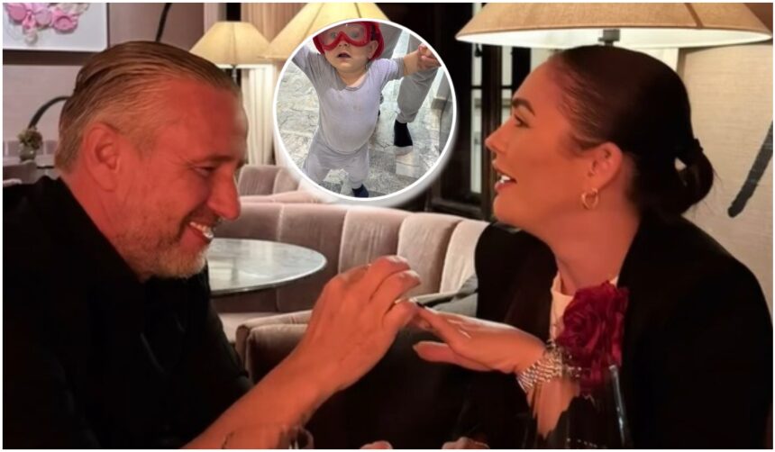 imagini rare cu fiul cel mic al lui laurentiu reghecampf antrenorul a cerut o in casatorie pe corina caciuc 67b333f811610
