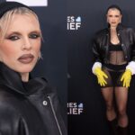julia fox a uitat ca e pe covorul rosu a venit imbracata la premiile grammy in lenjerie intima si manusi de bucatarie 67a0a979a467a