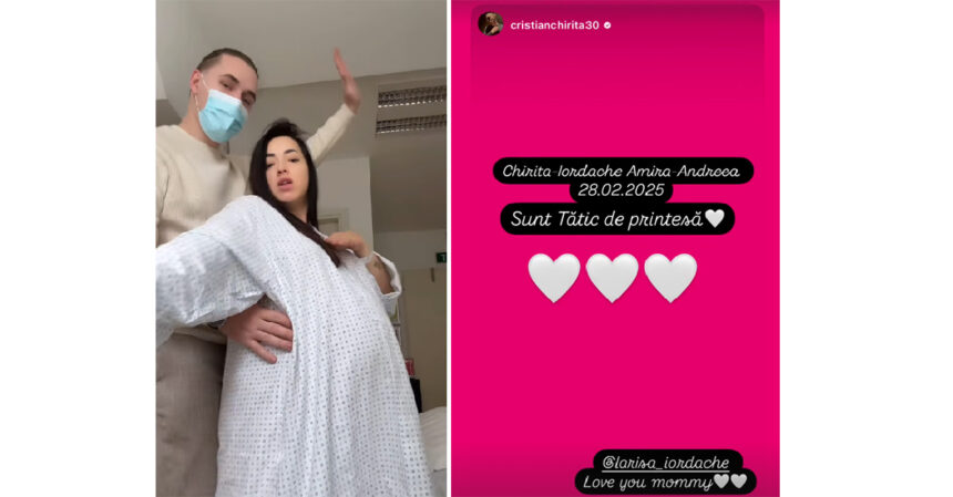 larisa iordache si cristian chirita au devenit parinti ce nume special au ales pentru fetita lor 67c1eb8818fc7