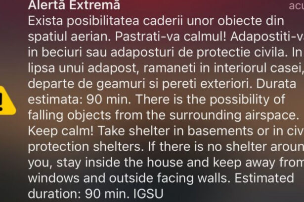 locuitorii din nordul judetului tulcea au primit un mesaj ro alert exista riscul caderii unor obiecte din spatiul aerian 67b2c3a197cce