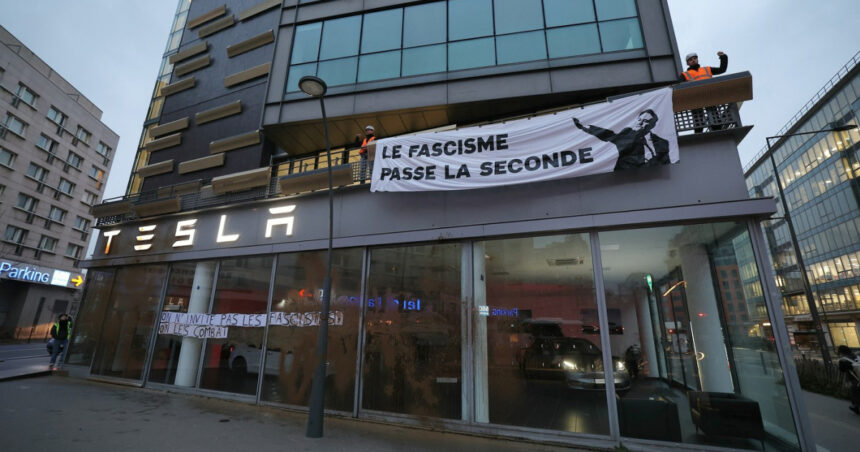 sediul social al tesla din franta a fost atacat de activisti ecologisti ce nemultumiri au contestatarii lui elon musk 67ab86dec1d3d
