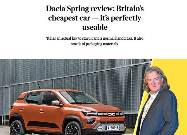 video celebrul james may ridica in slavi dacia spring vom vedea daca oamenii doresc cu adevarat masini electrice 67aa8b3bcc10f
