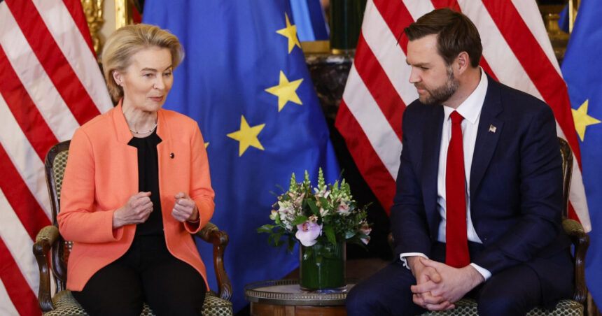 video confruntare sua ue la summitul ai de la paris ce mesaje au transmis ursula von der leyen si j d vance 67abaa0e55f21