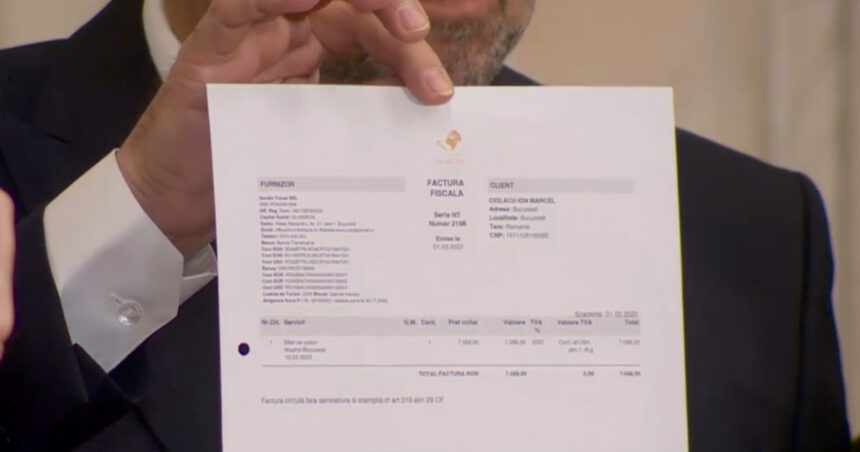 video marcel ciolacu a prezentat facturi despre care spune ca sunt legate de zborurile cu avioane de lux inchiriate de nordis 67a373ce0bae5