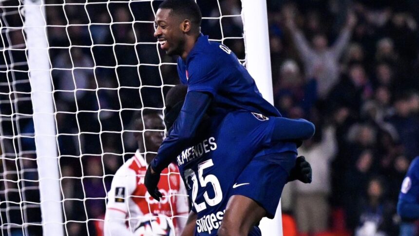 video ousmane dembele dezlantuit la psg in 2025 13 goluri marcate in cele 7 meciuri din acest an si a facut norma si cu monaco 67a71399a0488