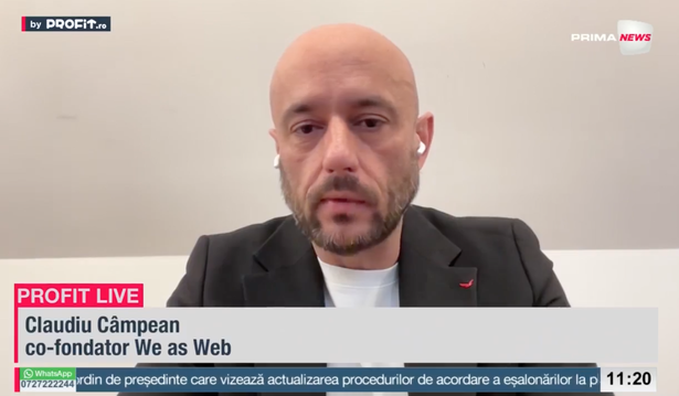 video profit ro tv claudiu campean we as web anul 2025 a inceput in forta am semnat niste parteneriate strategice este un loc de crestere semnificativ pentru companii ca noi 67bc032c2d273