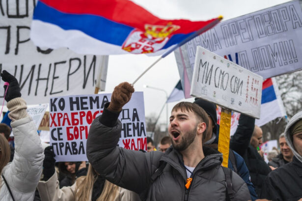 video sarbii cer in strada demisia presedintelui vucic e o revolutie 67b0e5a79770a