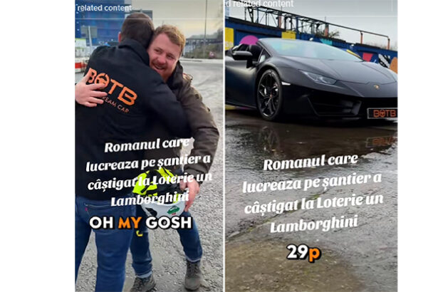 video un roman a castigat la loteria britanica un lamborghini huracan tanarul a refuzat masina 679f3a6c85699