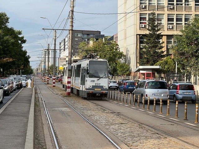 foto o sina s a rupt si a intrat prin podeaua unui tramvai in bucuresti 67c6f1859d5f6