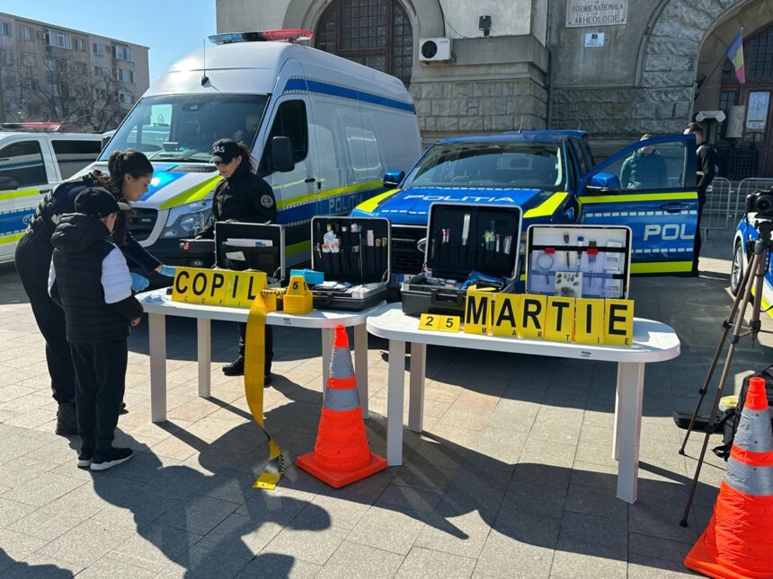 foto politistii din constanta intalnire in piata ovidiu cu micii aspiranti la o cariera cu epoleti 67deebe7ce580