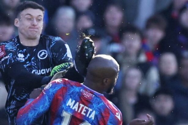 foto si video intrare criminala in crystal palace millwall din fa cup golgheterul jean philippe mateta a avut nevoie de 25 de puncte de sutura 67c429d5abfe0