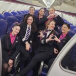 foto wizz air zboruri cu echipaje formate exclusiv din femei inclusiv pe ruta romaniei 67cc50155ba7c