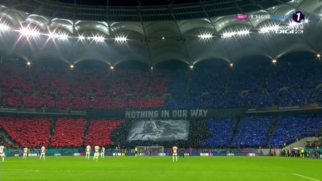 galerie foto coregrafie spectaculoasa si un mesaj puternic afisat de suporteri inainte de fcsb lyon 67c9e3bb2833d