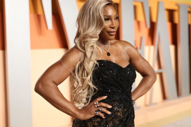 galerie foto de nerecunoscut serena williams a facut senzatie la gala premiilor oscar intr o rochie cu crapatura adanca 67c55b96590aa