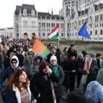 galerie foto ungaria interzice parada pride a comunitatilor lgbtq presedintele sulyok a promulgat legea proteste de amploare la budapesta 67daafad6bc58